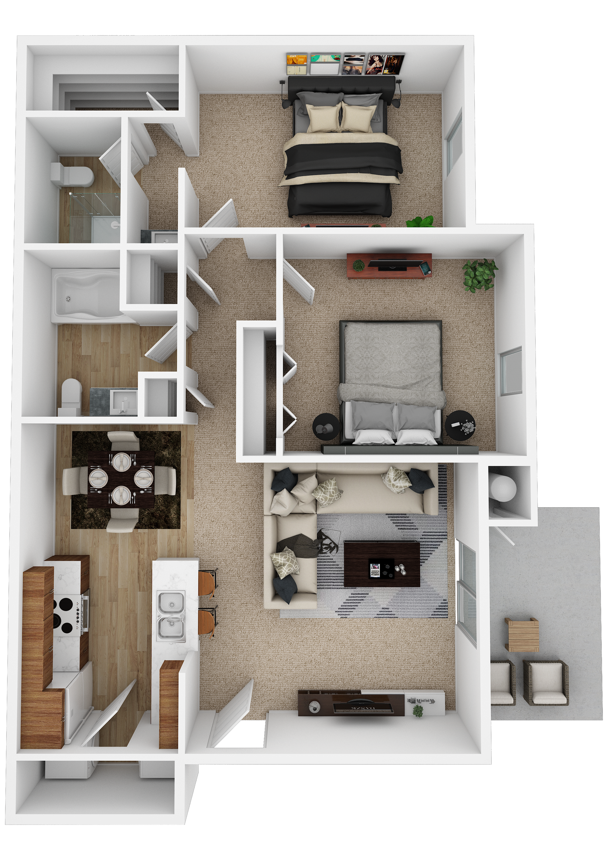River Oaks Villas - 2 Bedroom Tour