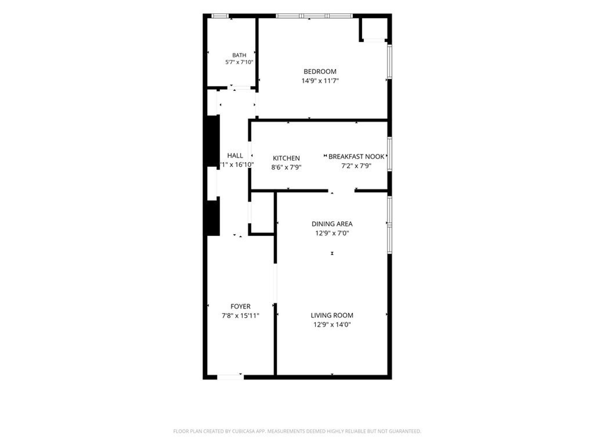 143 Garth 5J cubi floor plan with dimenstions