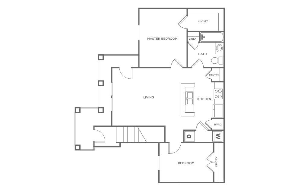 2x1 Floorplan
