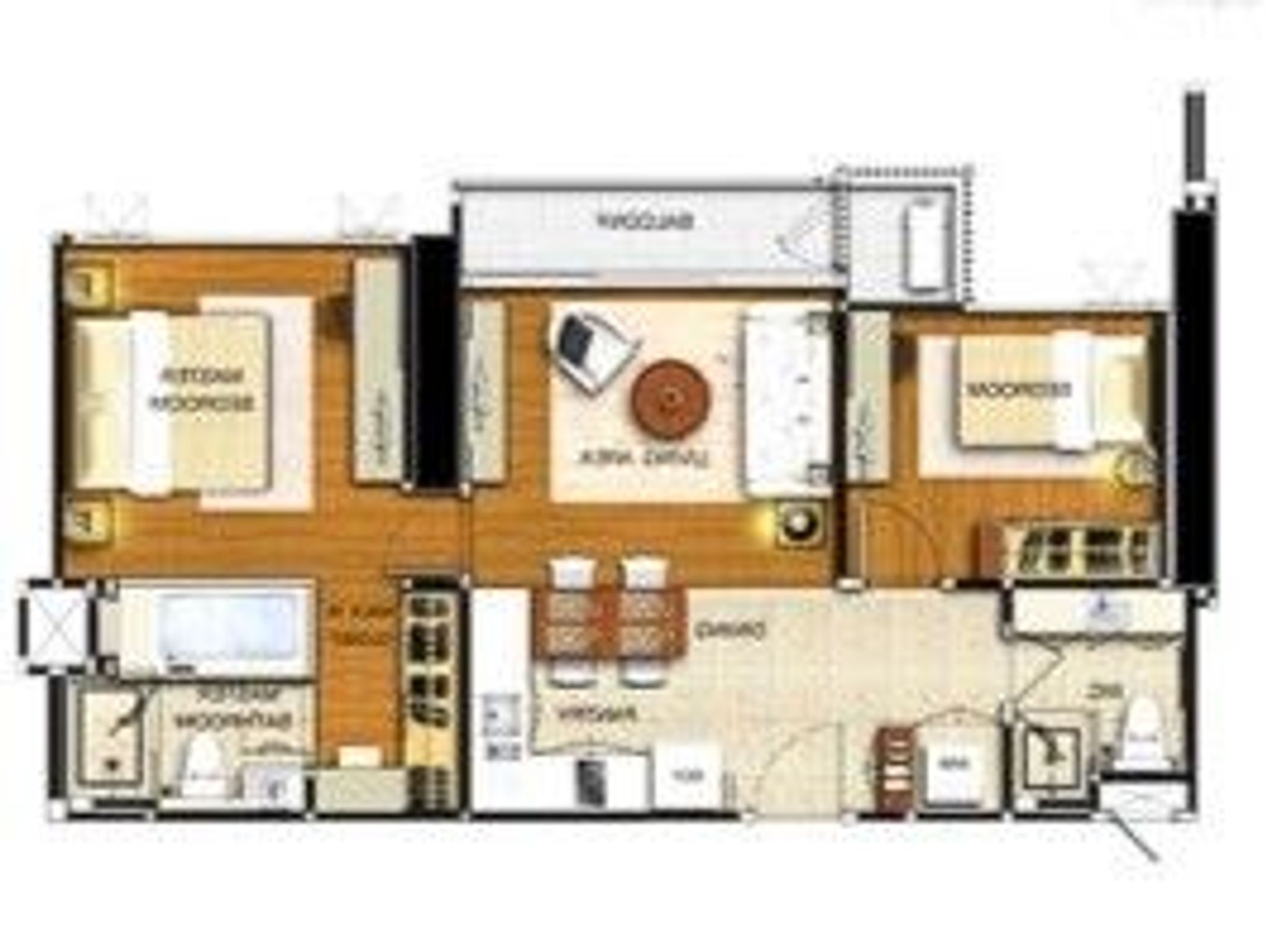 2Bedroom 68sqm