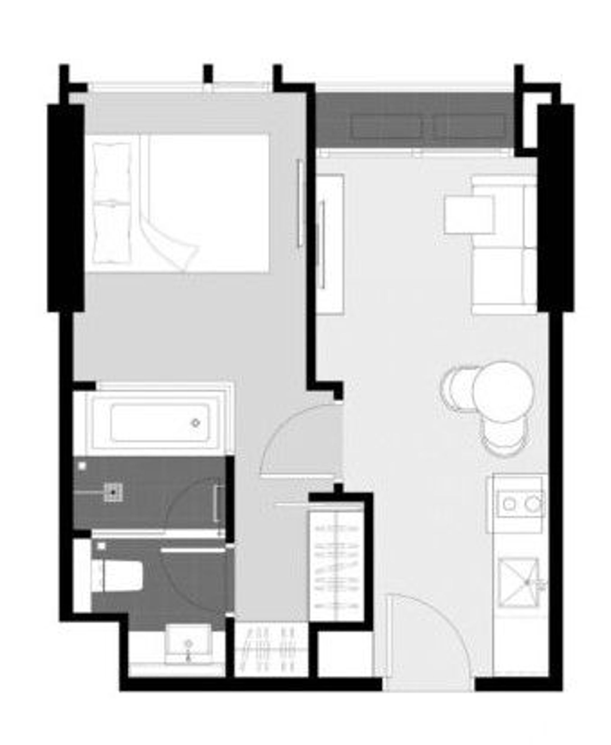 1Bedroom 33sqm