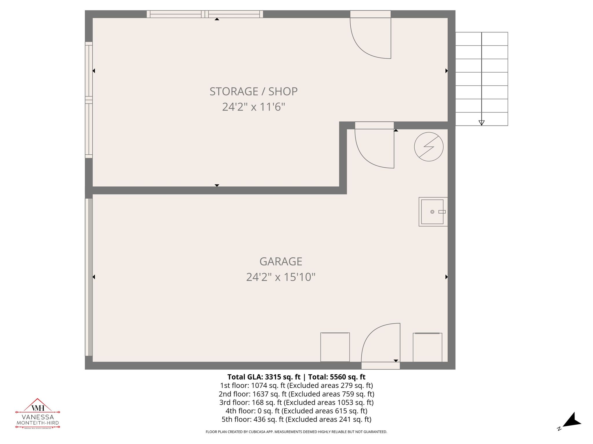 Floor Plan (detached garage - shop)