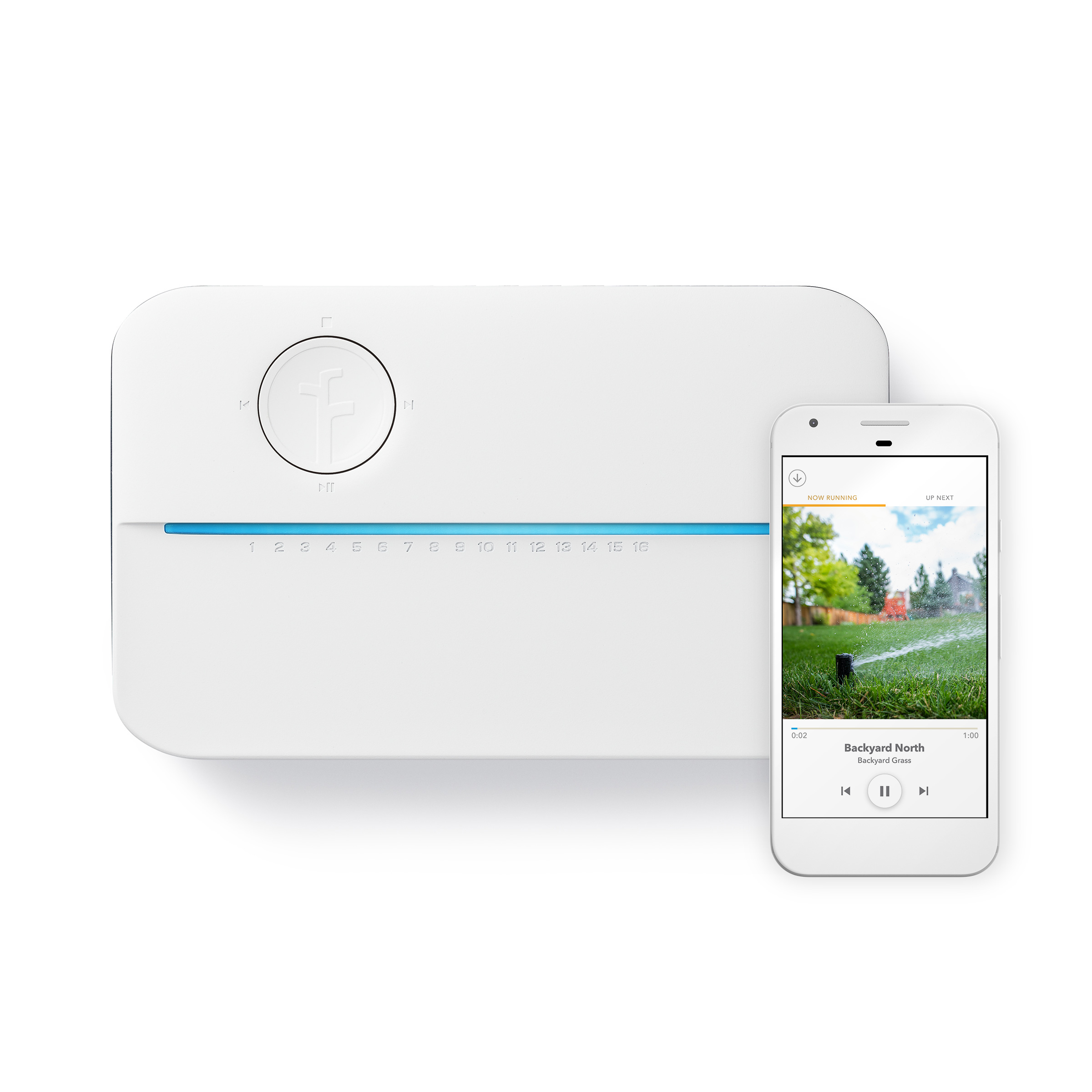 Rachio 3 with Rachio app