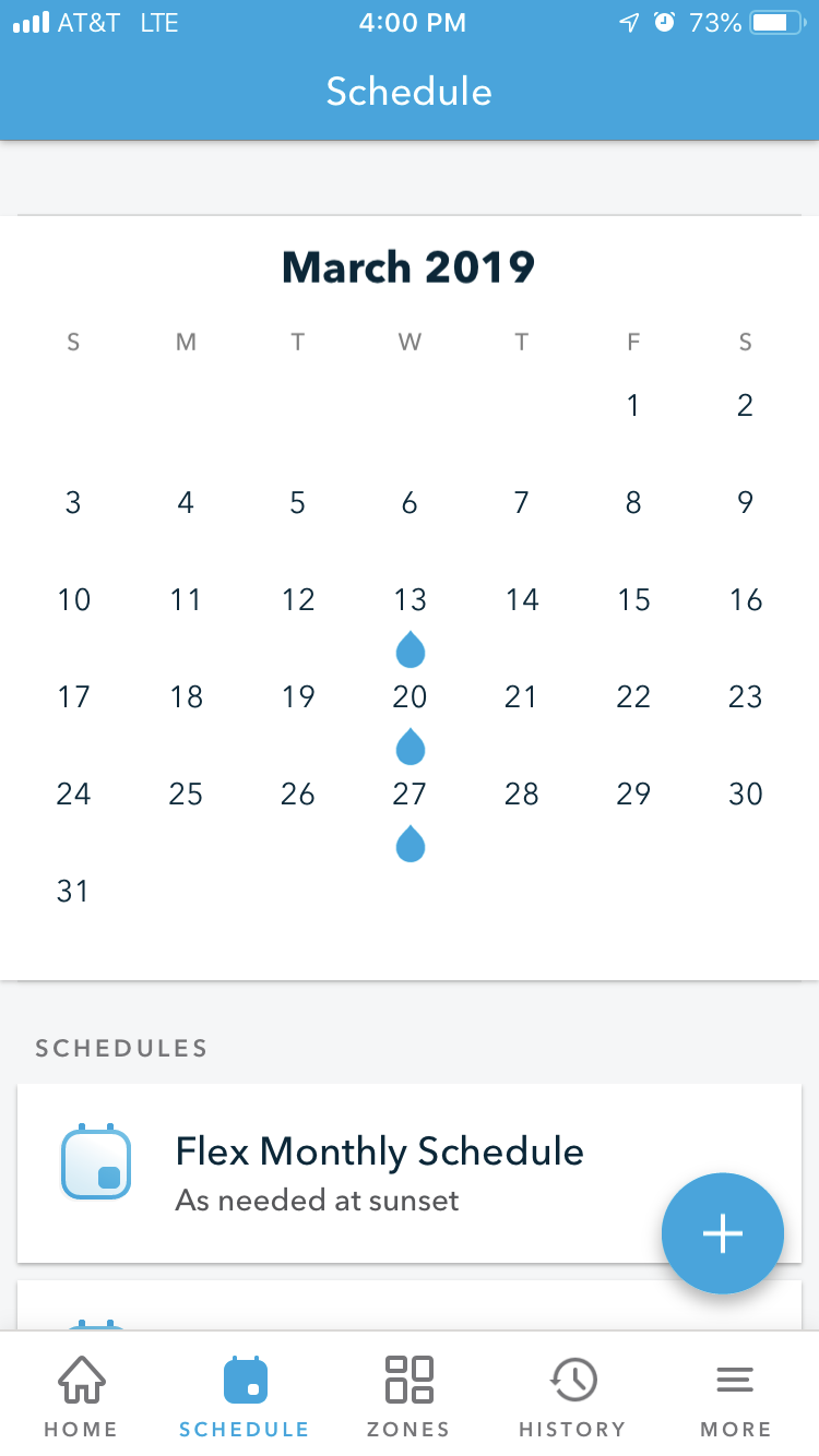 flex monthly schedule faq rachio support monthly schedule