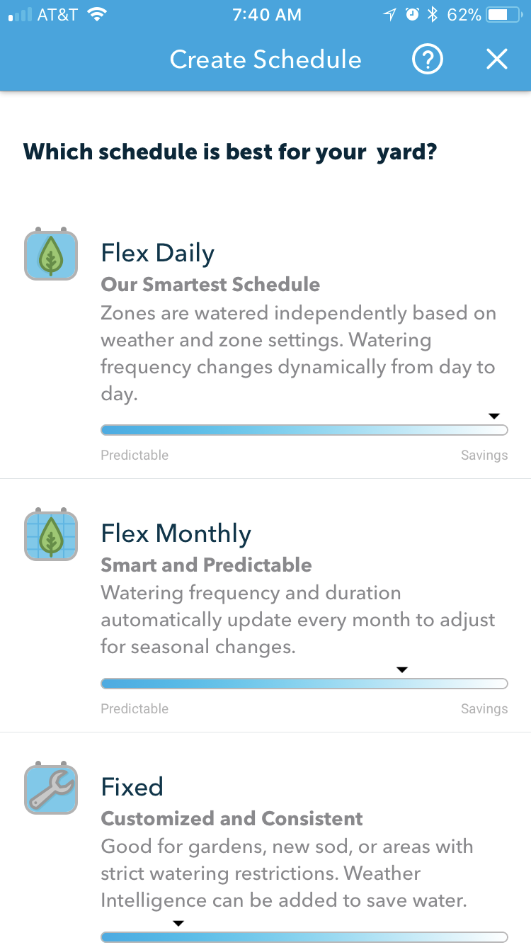 flex daily schedules faq rachio support