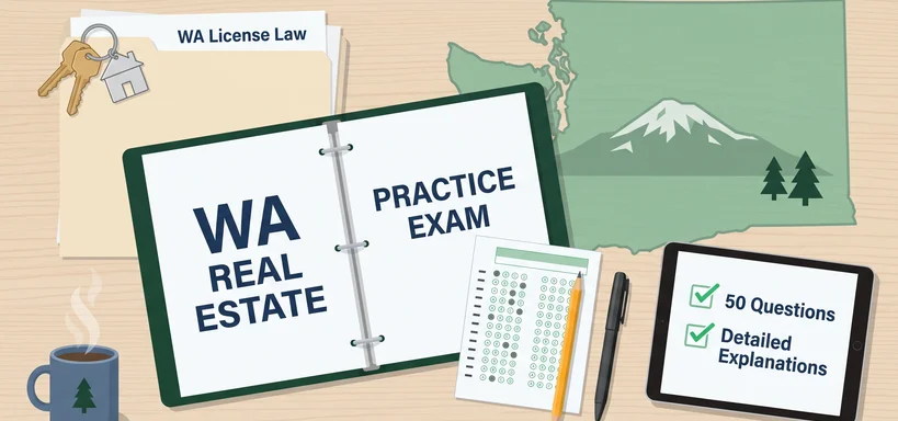 50 WA Real Estate Practice Exam Questions (With Explanations)