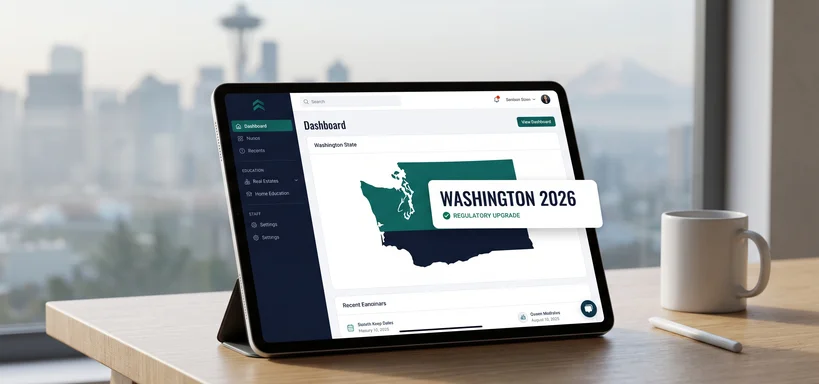 Navigating Washington Real Estate Education: 2026 Regulatory Updates and New Tools
