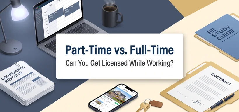 Part-Time vs. Full-Time: Can You Get Licensed While Working Your Current Job?