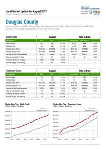 Douglas -Elbert County Statics Just Released