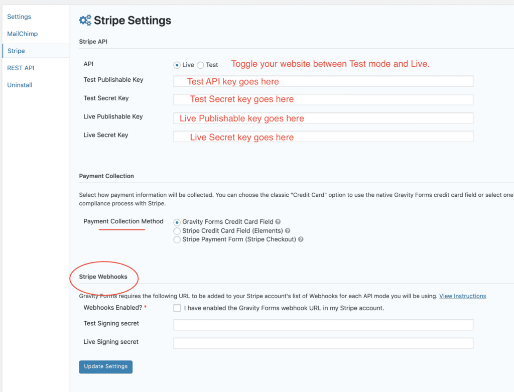 website shopping cart alternative - connecting to stripe