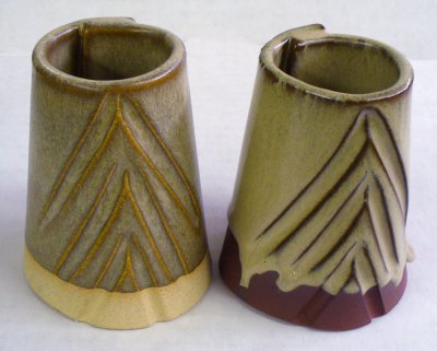 Rutile saturated glazes
