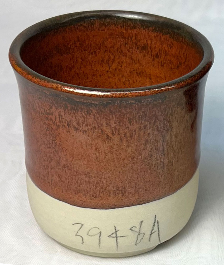 Original G3948A iron red cone 6 oxidation glaze