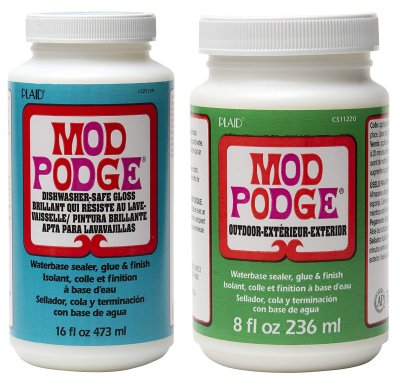 Mod Podge Waterbase Sealer, Glue and Finish for use Outdoors (16-Ounces), ,  White