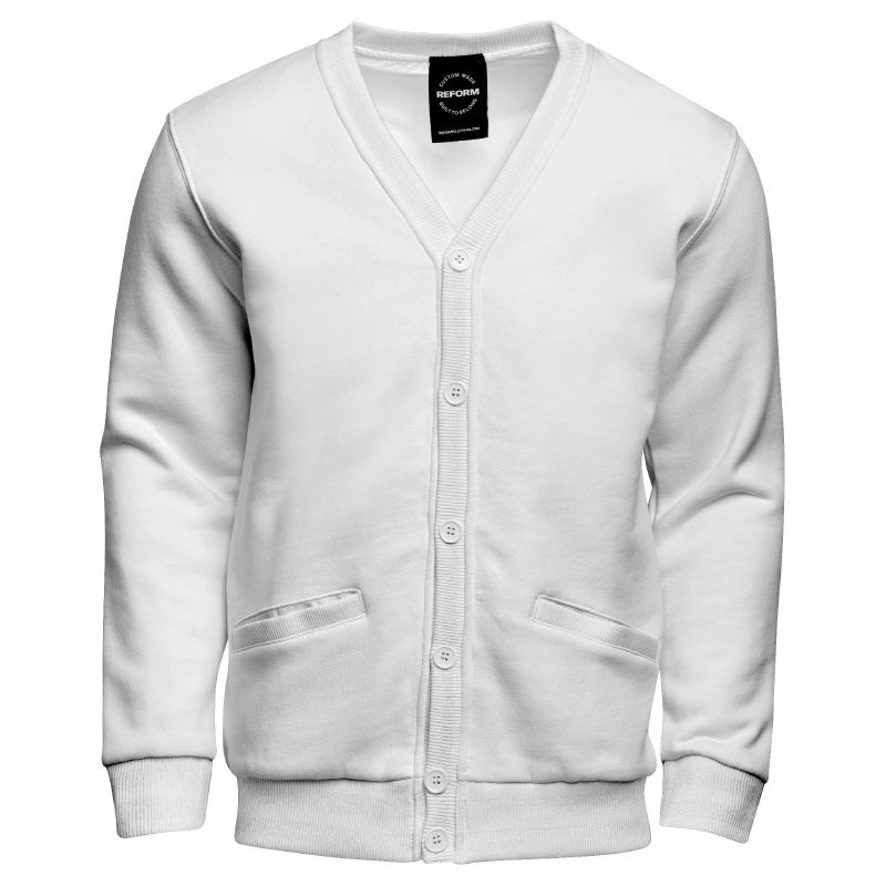 Custom Varsity Cardigans Design fleece cardigans online Reform Clothing