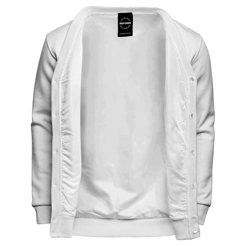 Custom Varsity Cardigans Design fleece cardigans online Reform Clothing