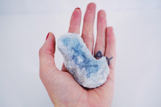 Beautiful Blue Crystal