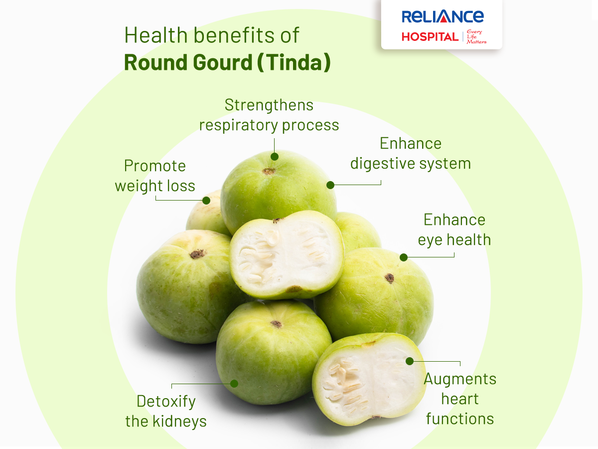 Health benefits of Round Gourd (Tinda)