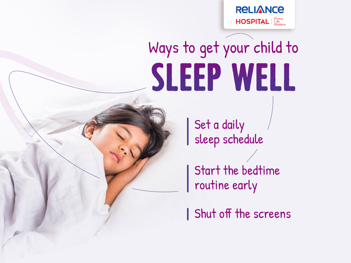 Ways to get your child to sleep well