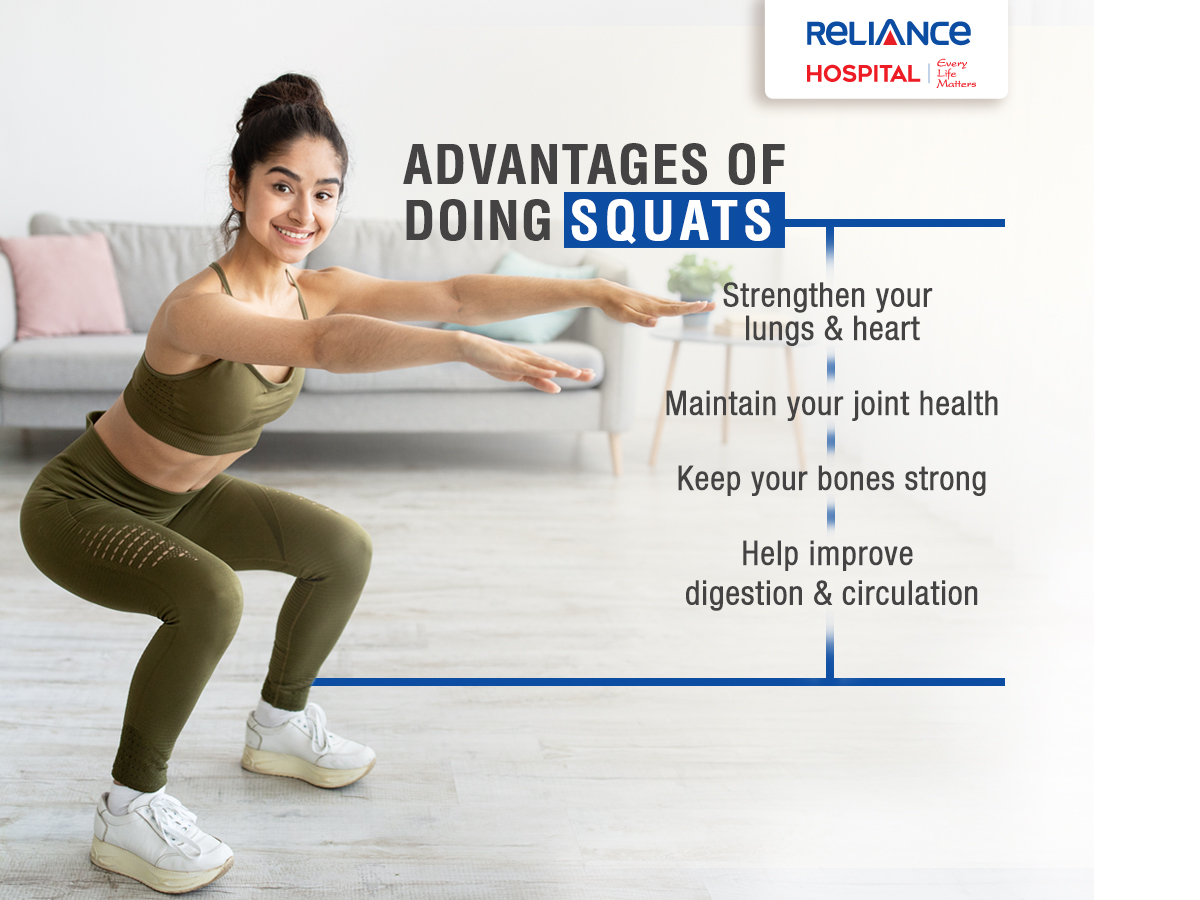 Advantages of doing squats