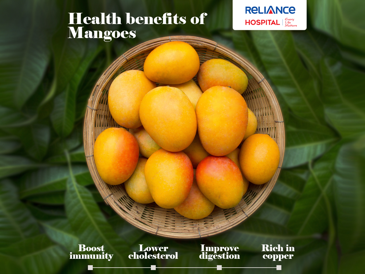 Health benefits of mangoes