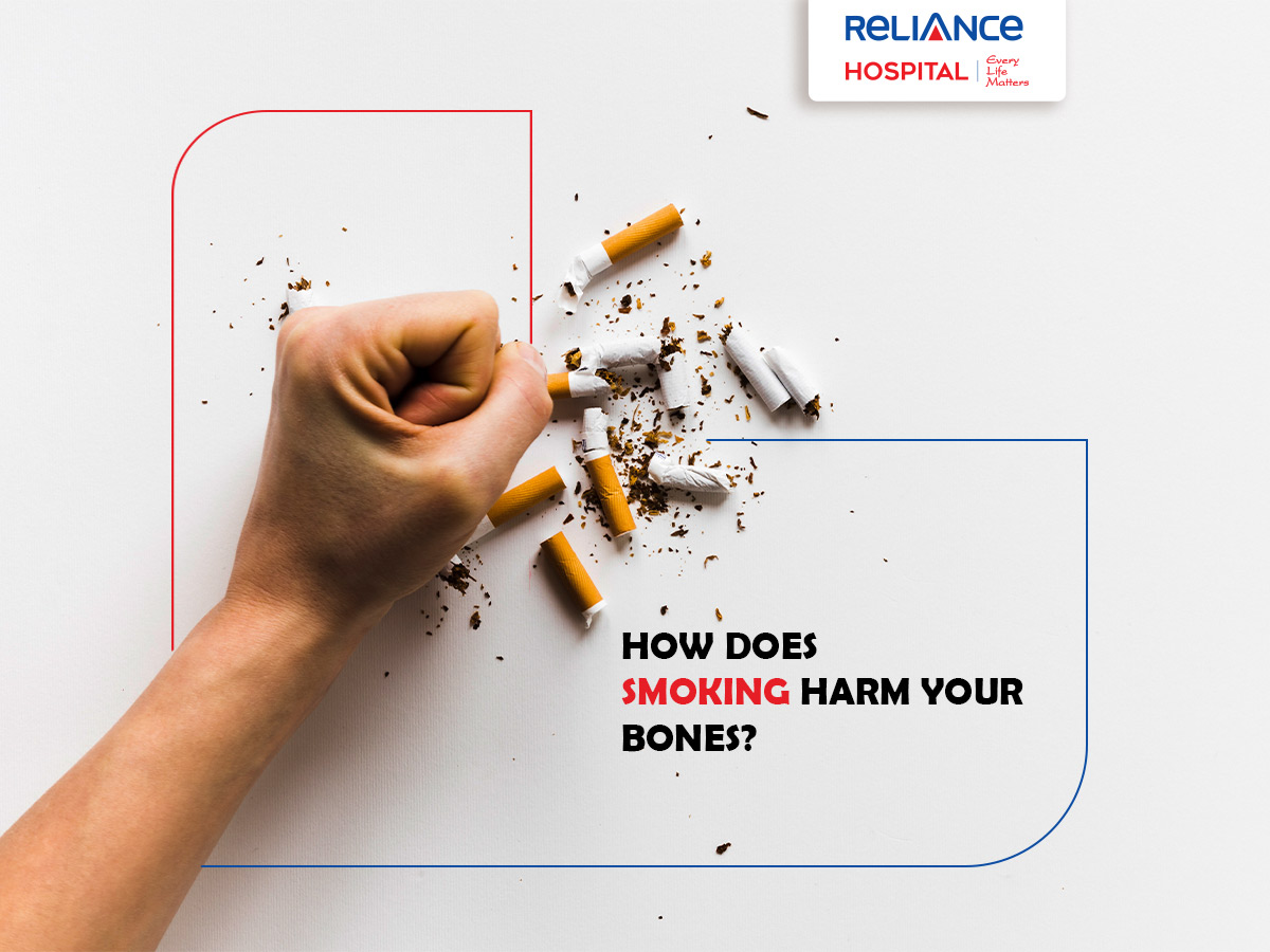 How does smoking harm your bones?