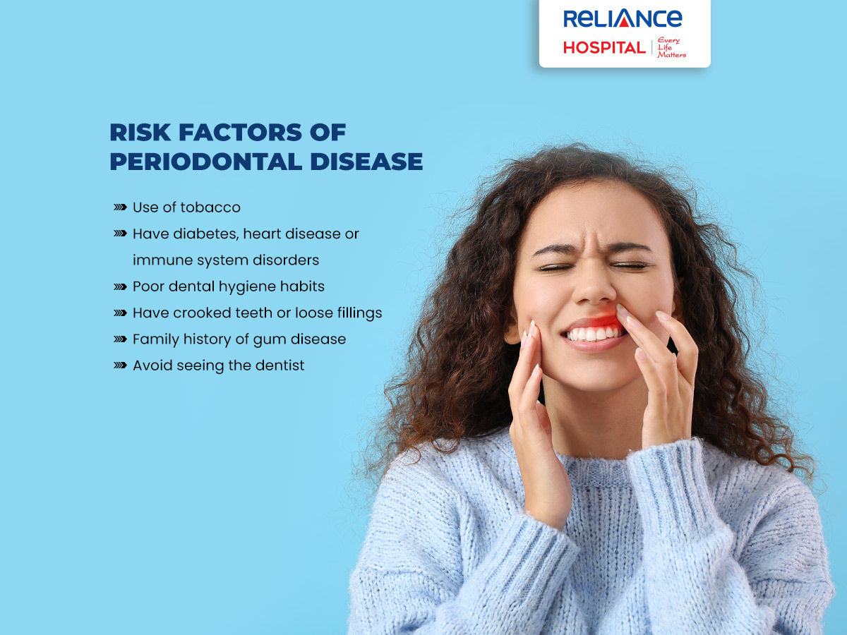 Risk factors of periodontal disease