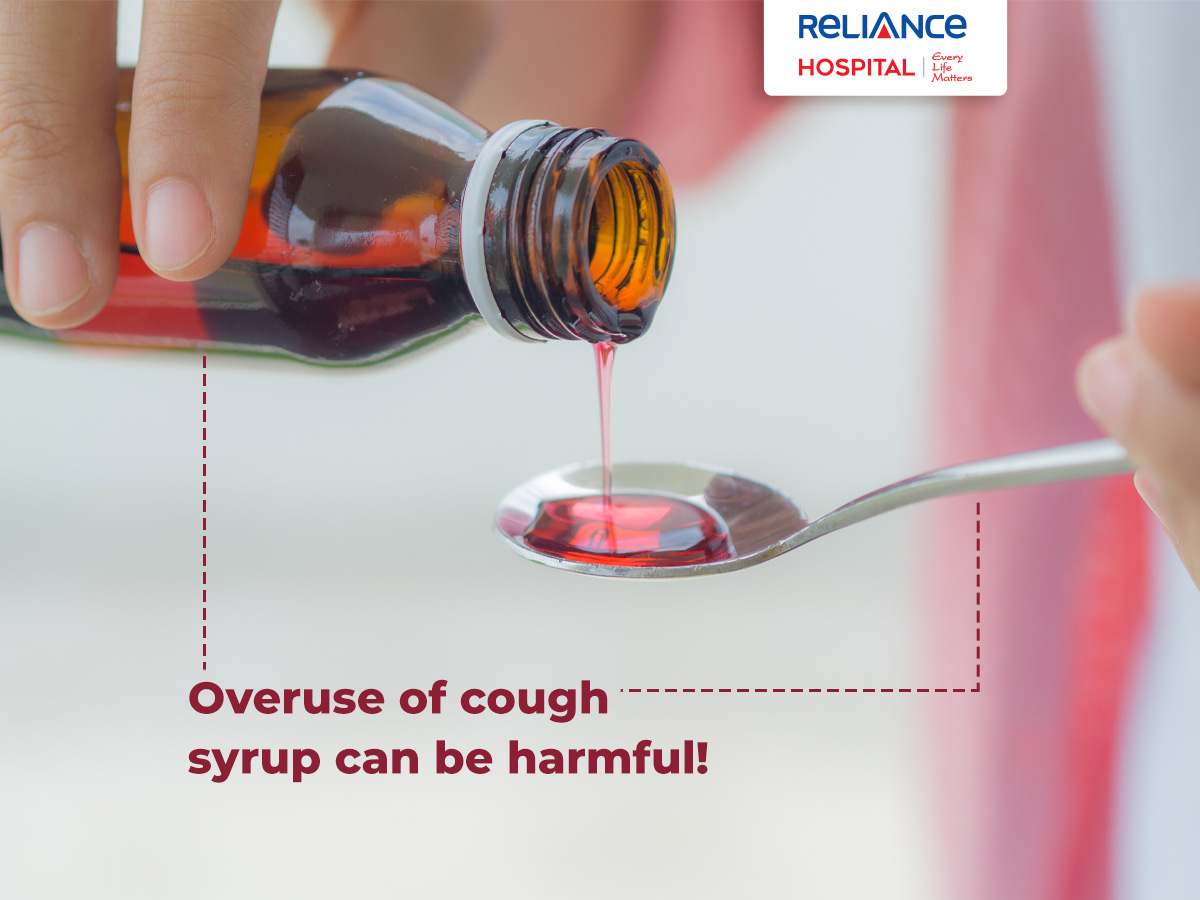 Overuse of cough syrup can be harmful!