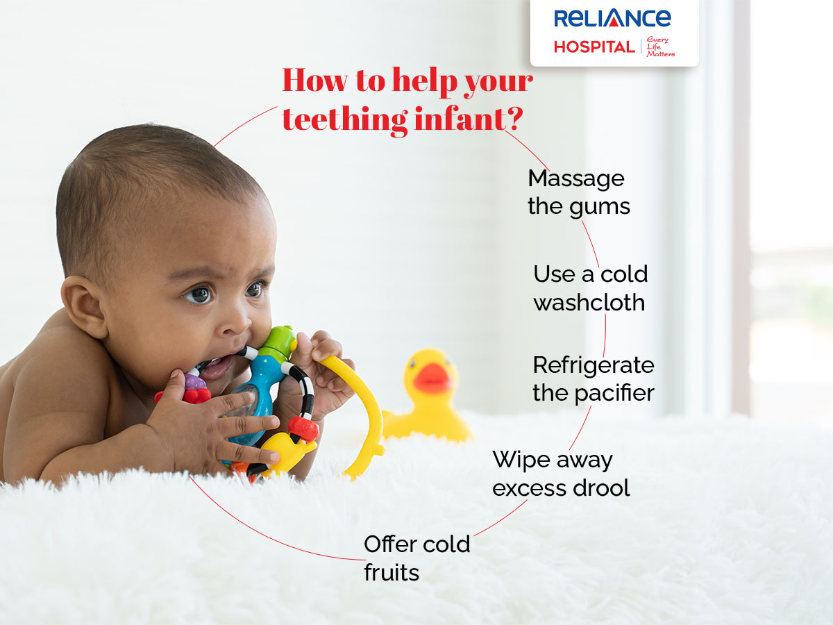 How to help your teething infant?