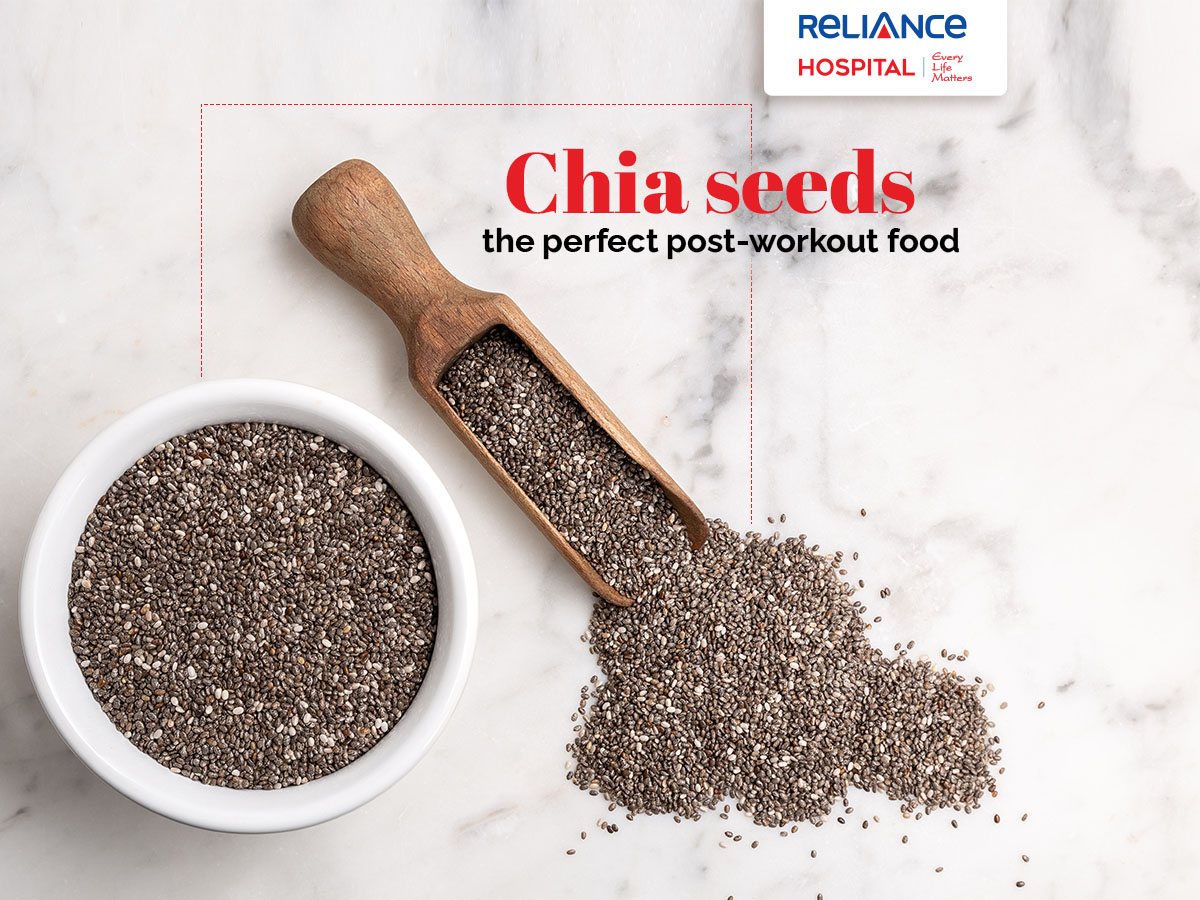 Chia seeds, the perfect postworkout food