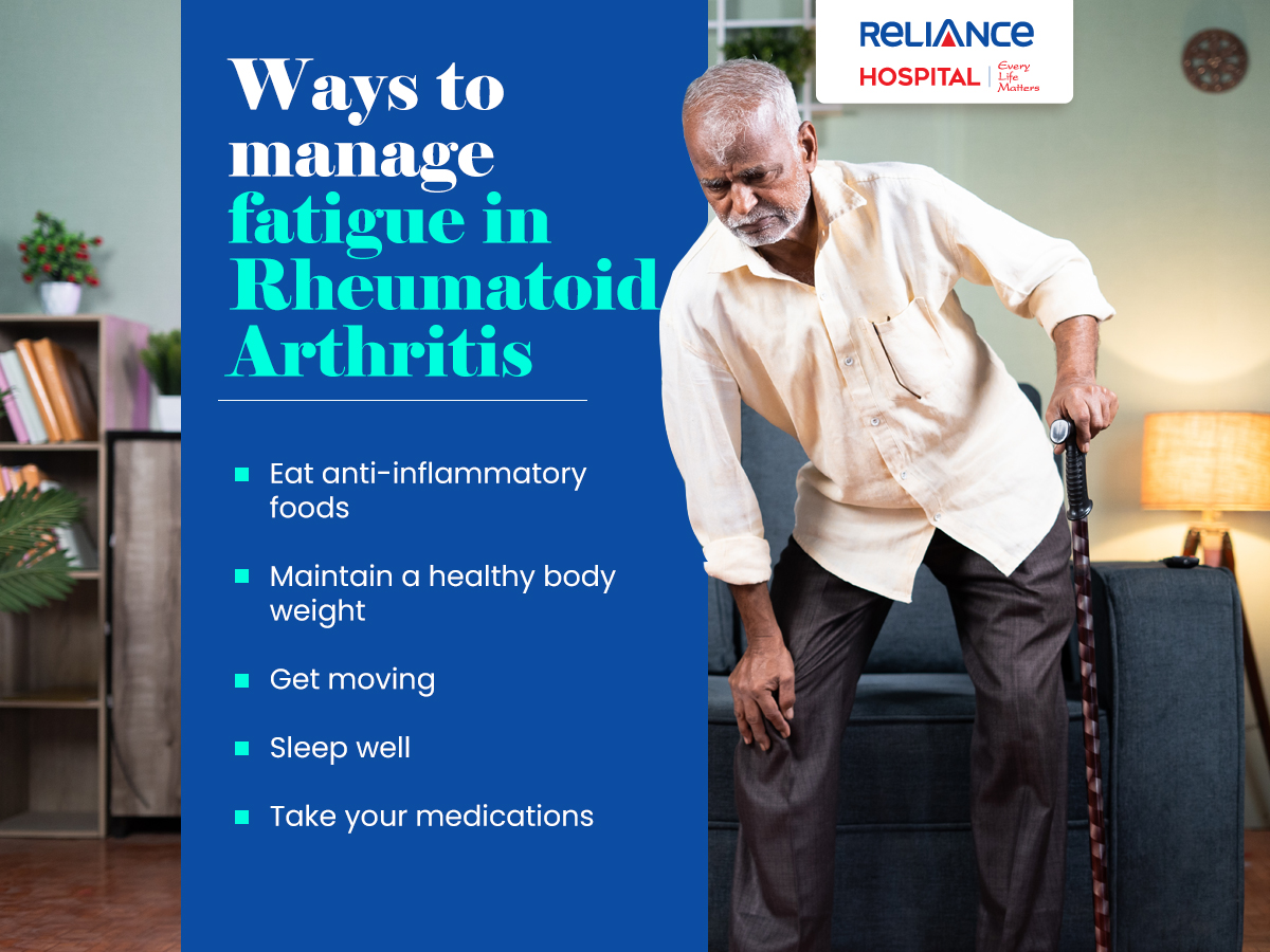 Ways to manage fatigue in Rheumatoid Arthritis