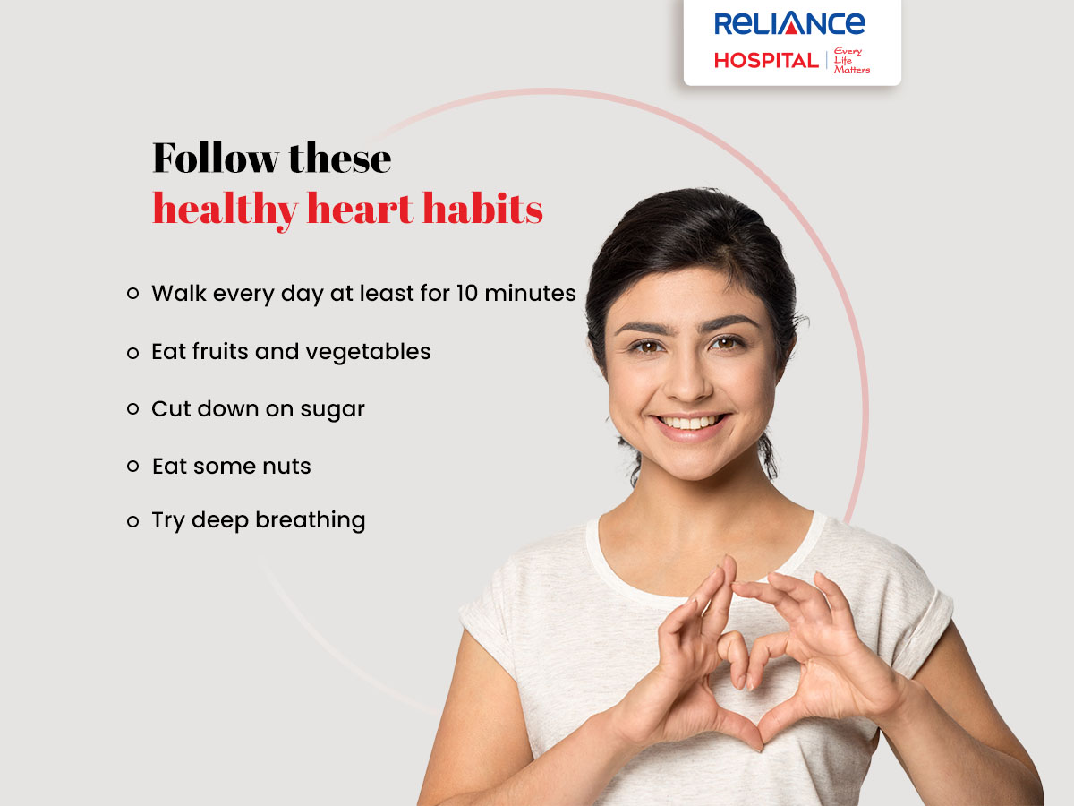 Follow these healthy heart habits