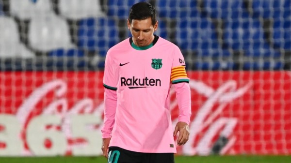 Messi no tuvo un buen partido, y sus compañeros tampoco.