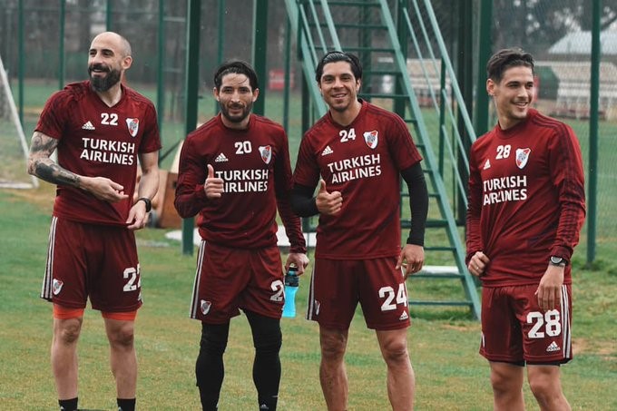 River, sin nuevos contagios, trabajó en dos grupos y hoy tendrá un nuevo  hisopado