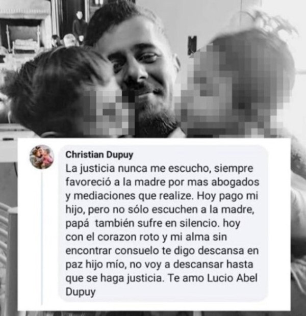 Christian Dupuy, el padre de Abel.