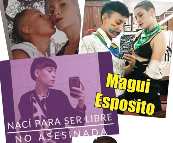 Magdalena Espósito Valiente (24), quedó detenida, al igual que su pareja, Abigail Páez (27).
