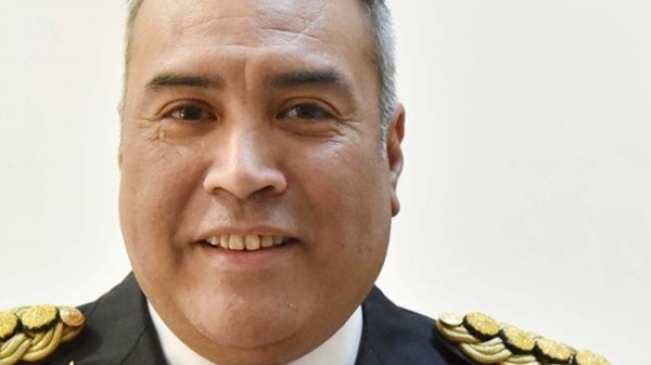 Comisario general Víctor Hugo Acosta, jefe de la Policía provincial.