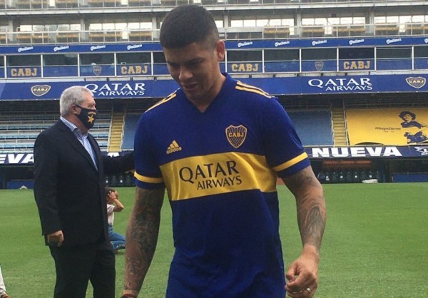 "Boca es el más grande de la Argentina". Marcos Rojo se empieza a ganar al hincha Xeneize y contó los detalles de su llegada al club.