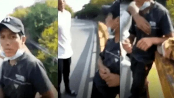 El joven de 19 años de nacionalidad peruano que fue filmado cuando fue arrojado de un puente en Colombia luego de recibir insultos.