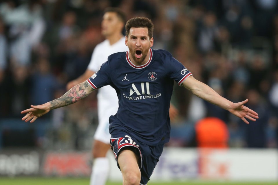 Messi marcó su primer gol en PSG en el triunfo ante el City de Guardiola