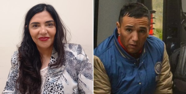 Jueza Mariel Suárez y condenado Cristian "Mai" Bustos.