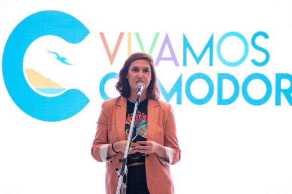 Jimena Cores, titular de la Secretaría de la Mujer de Comodoro Rivadavia.