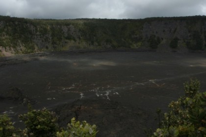 Mineral deposits clearly visible