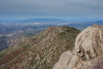 View from the top of Cuyamaca Peak