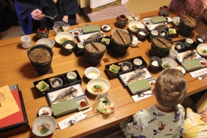 Traditional Japanese breakfast