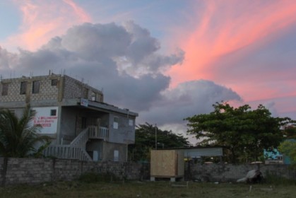 Typical Belizian construction