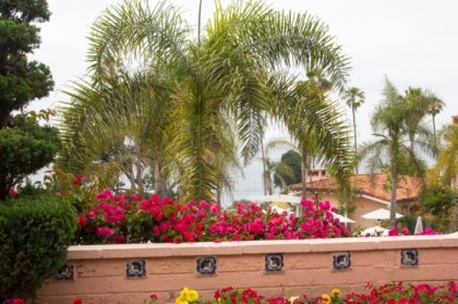 View over the ocean at La Valencia Hotel