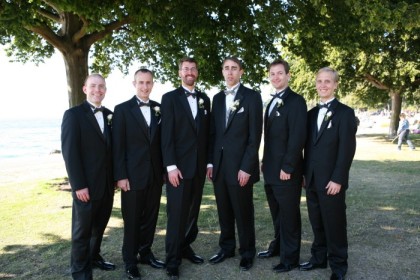 Me and the groomsmen