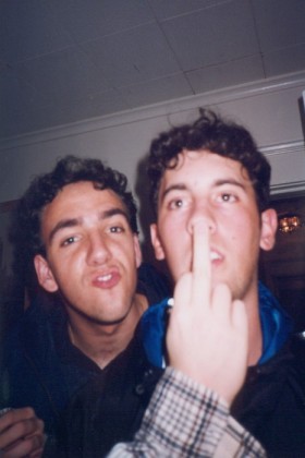 Erez and John. Owner of finger unknown