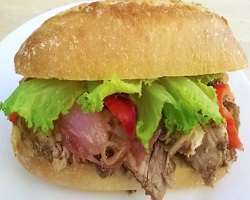 Jerk Pork Sandwich