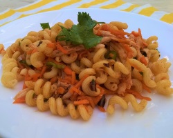 Korean Style Pasta Salad
